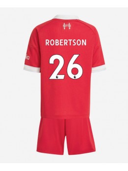 Liverpool Andrew Robertson #26 Replika Hemmakläder Barn 2025-26 Kortärmad (+ byxor)